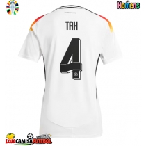 Camisa de Futebol Alemanha Jonathan Tah #4 Equipamento Principal Europeu 2024 Manga Curta